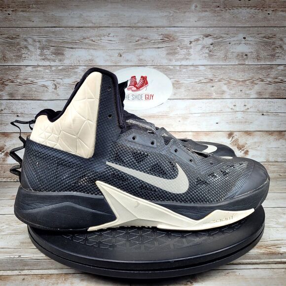 Nike Zoom Men's Size 10.5 Hyperfuse 2013 Black Athletic Running Shoes - Picture 1 of 11